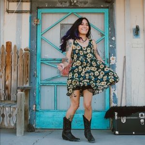 Vintage sunflower dress 🌻